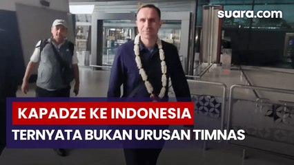 Timur Kapadze Jelaskan Alasannya Datang ke Indonesia, Bukan untuk Wawancara Pelatih Timnas