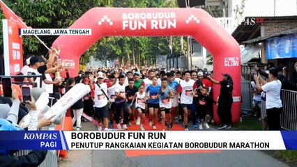 2.000 Lebih Peserta Ikuti Borobudur Fun Run, Tutup Rangkaian Bank Jateng Borobudur Marathon 2025