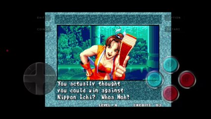 Fatal Fury 3 Andy Bogard vs Mai Shiranui Andy Bogard é derrotado por Mai Shiranui