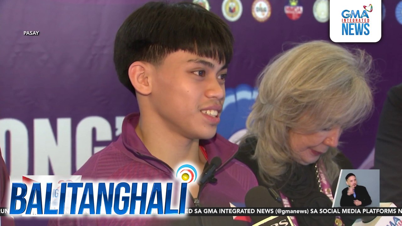PH gymnast Karl Eldrew Yulo, panalo ng bronze medal sa floor exercise ng 2025 Artistic Gymnastics Junior World Championship | Balitanghali