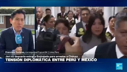 Perú: presidente José Jerí evalúa incursión en embajada de México para capturar a Betssy Chávez