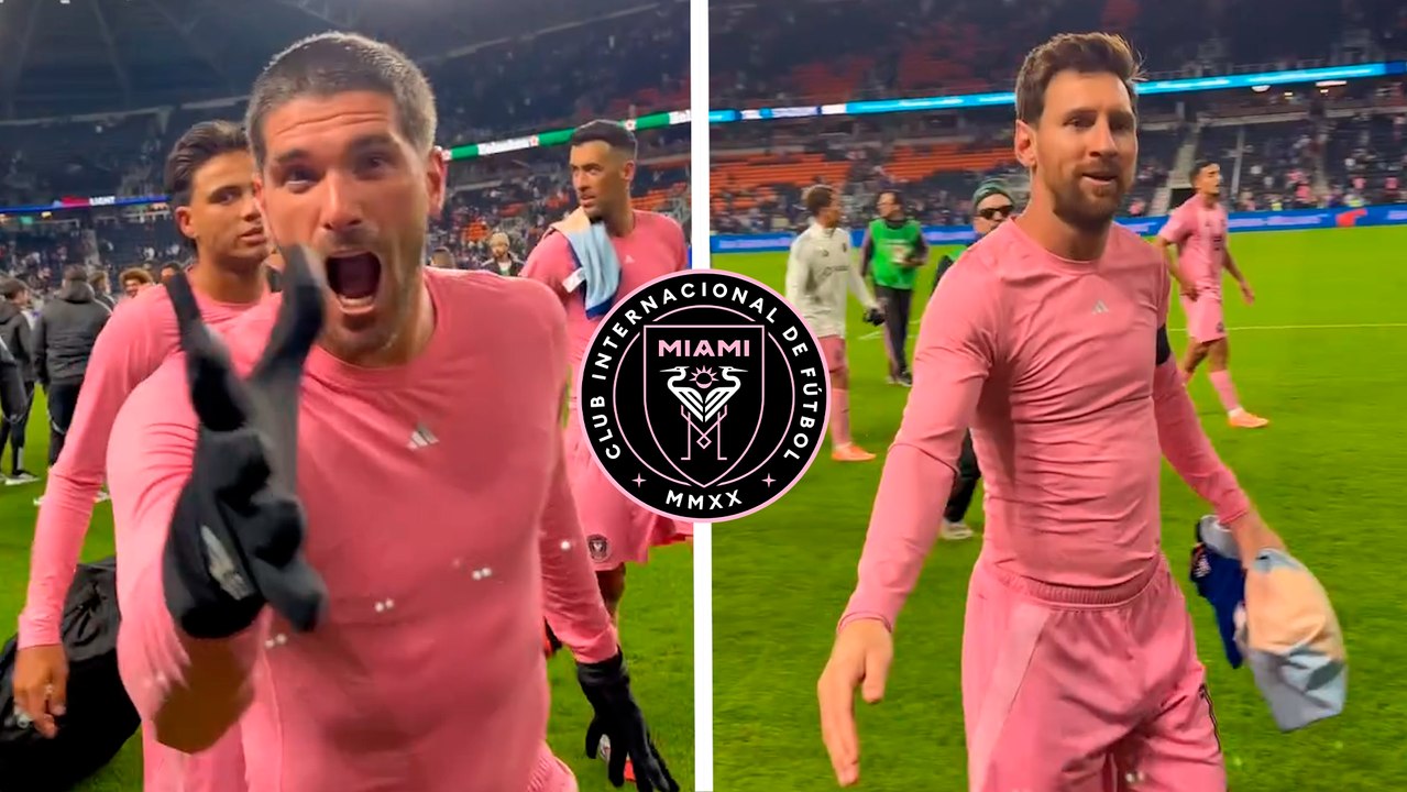 Inter Miami y Messi celebran la victoria y la clasificación a la final de conferencia de la MLS