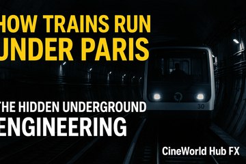 How Trains Run Under Paris: The Hidden Underground Engineering | CineWorld Hub FX