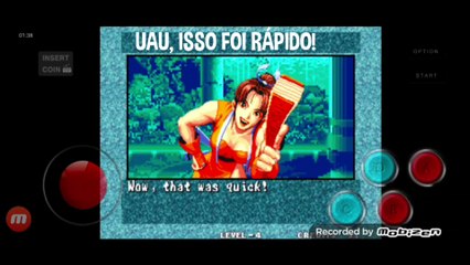 Fatal Fury 3 Franco Bash vs Mai Shiranui fala de vitória da Mai Shiranui em português