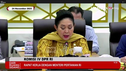 Depan Mentan Amran, Ketua Komisi IV DPR Titiek Ingatkan Target Presiden Prabowo Swasembada Pangan