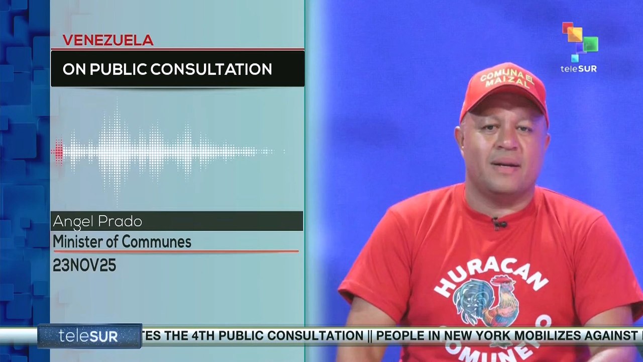 VENEZUELA l The minister of communes, Angel Prado on the fourth nationwide consultation