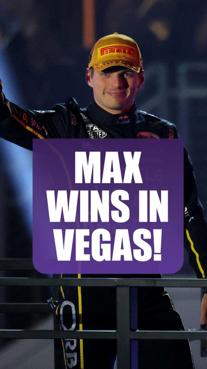 Max wins the #lasvegasgp to keep his title hopes alive! #maxverstappen #f1 #redbull #shorts