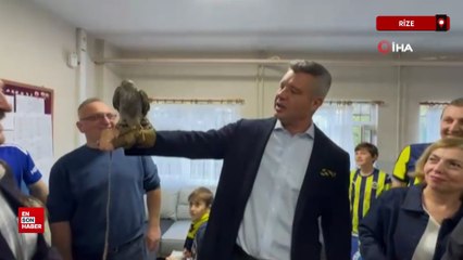 Rize'de Sadettin Saran'a atmaca sürprizi