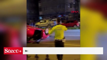 Samsun'da zincirleme kaza; 1 yaralı