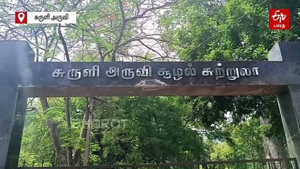 சுருளி அருவியில் கடும் வெள்ளப்பெருக்கு - சுற்றுலா பயணிகள் குளிக்க தடை!