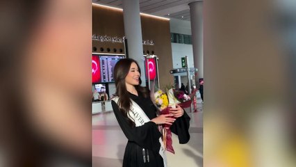Güzellik Yarışması’nda ülkemizi temsil eden Ceren Arslan, yurda döndü