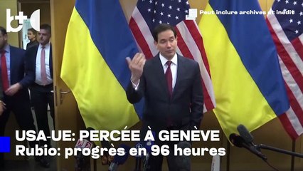 Vers la paix à Genève! USA-UE négocient un plan pour l'Ukraine
