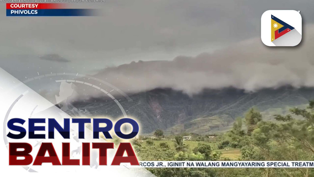 Bulkang Kanlaon, nagbuga ng abo kaninang umaga; Bulkang Taal, nagkaroon ng minor phreatomagmatic eruption kahapon