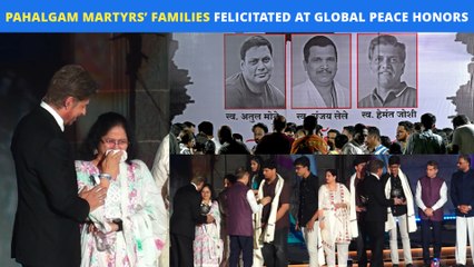 Global Peace Honors 2025: Pahalgam Martyrs’ Families Gets Felicitated By Shah Rukh Khan, Suniel Shetty & Others