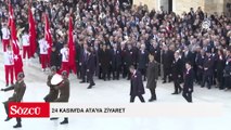 24 Kasım'da Ata'ya ziyaret