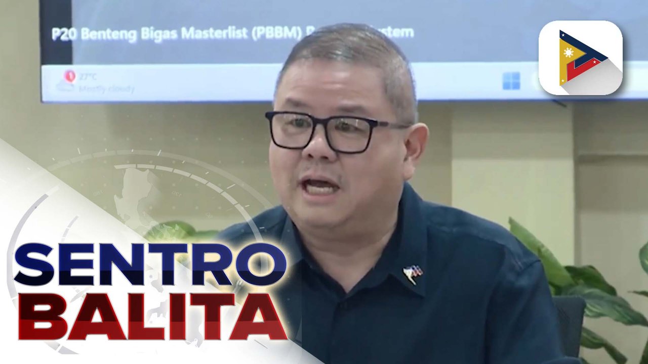 D.A., inilunsad ang registry system para sa 'Benteng Bigas, Meron na' Program; pagbili ng P20/kg na bigas, inaasahang mas mapabibilis pa | ulat ni Vel Custodio
