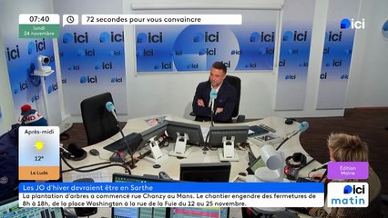 72 secondes pour convaincre que les J.O; d'hiver doivent être organisés en Sarthe