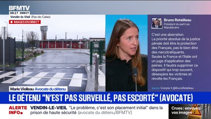 "La visio ne lui aurait pas permis de montrer qu'il était digne de la confiance que l'autorité judiciaire plaçait en lui",  souligne l'avocate du détenu de Vendin-le-Vieil
