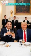 Ronaldo & Trump: The Epic Dinner That Shook the White House!⚽🇺🇸