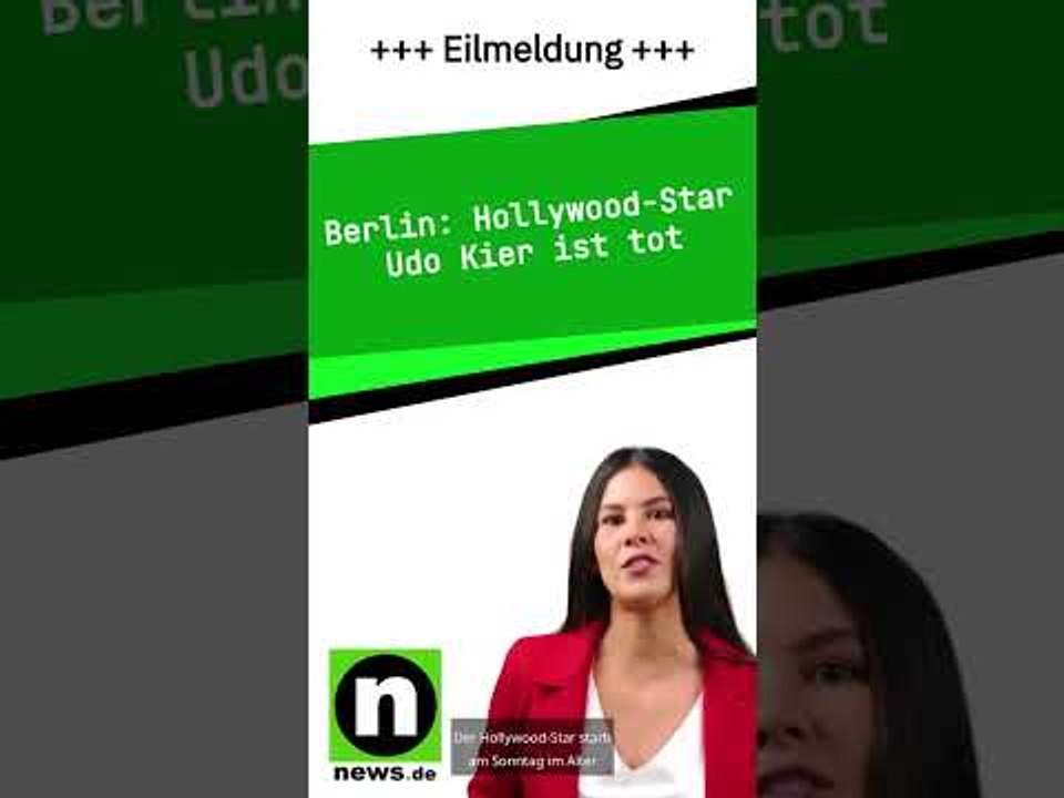 Hollywood-Star Udo Kier ist tot