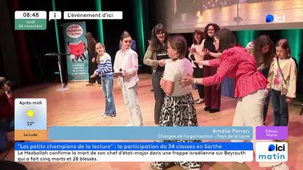 Les petits champions de la lecture en Sarthe