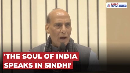 'The Soul of India Speaks in Sindhi': Rajnath Singh Recalls Atal Bihari Vajpayee