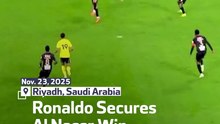 Ronaldo Secures Al Nassr Win With Bicycle Kick