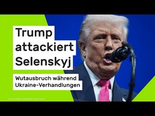 Trump attackiert Selenskyj - Wutausbruch während Ukraine-Verhandlungen