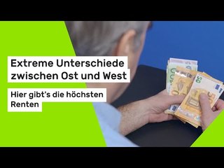 Extreme Unterschiede zwischen Ost und West - hier gibt's die höchsten Renten
