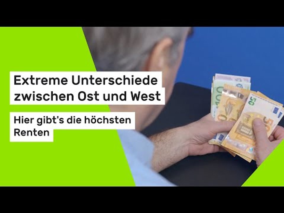 Extreme Unterschiede zwischen Ost und West - hier gibt's die höchsten Renten