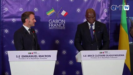 [#Reportage] Conférence de presse de Brice Clotaire Oligui Nguema et d’Emmanuel Macron