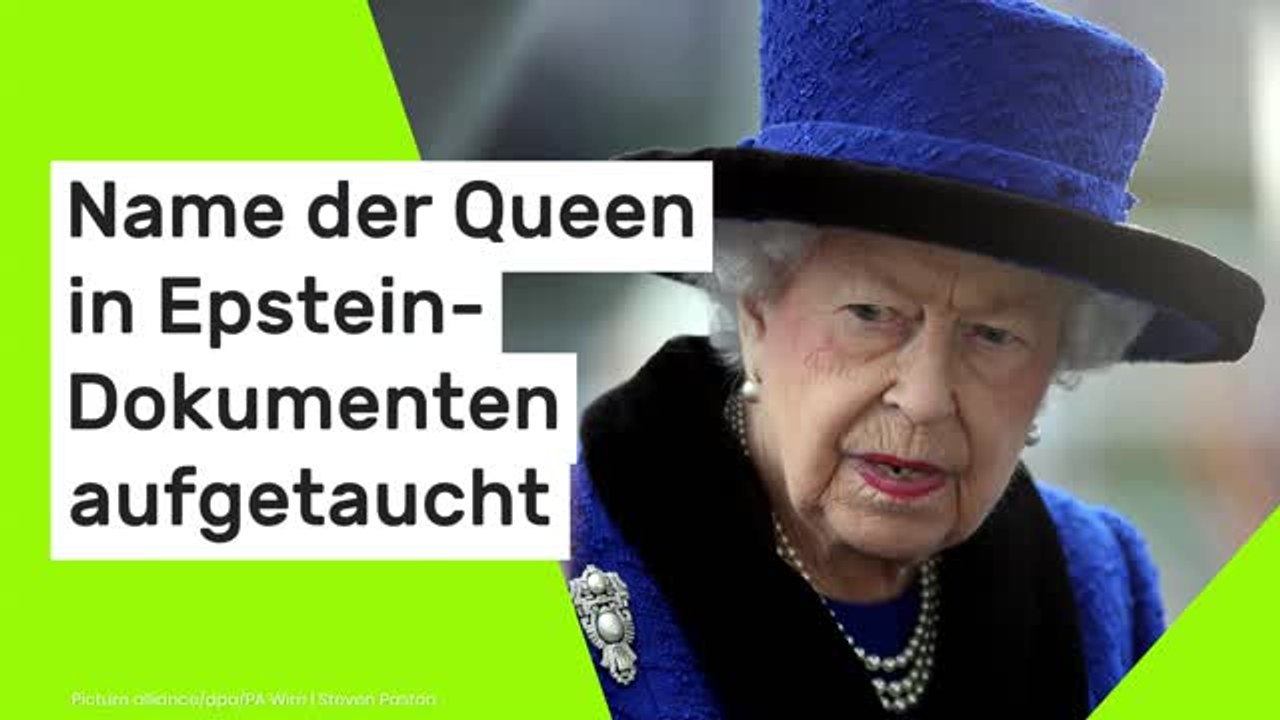 Nicht nur Prinz Andrew: Name der Queen in 'geheimen' Epstein-Dokumenten aufgetaucht