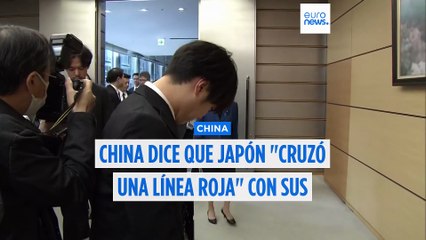 Japón "cruzó una línea roja" con sus comentarios sobre la intervención en Taiwán, según China