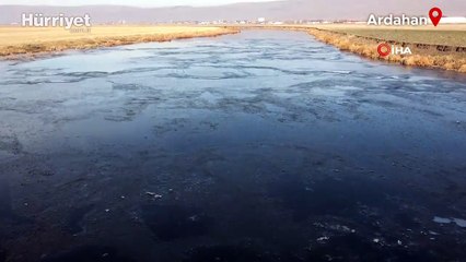 Kent adeta dondu: Sıfırın altında 7 dereceye kadar düştü