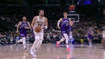 Lakers - Doncic fait un petit pont à Love et réalise un alley-oop