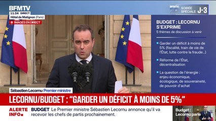 Budget: "Je vais demander aux formations politiques de se positionner" déclare Sébastien Lecornu
