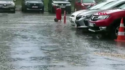İstanbul'da aynı anda 4 doğa olayı yaşandı: Sağanak, dolu, hortum, gökkuşağı...