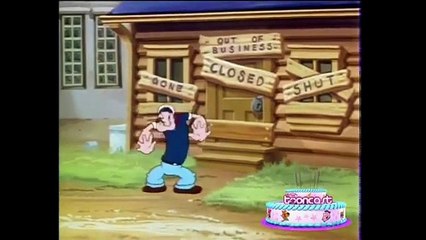 I Never Change My Altitude (1937) ✈️ - Popeye Cartoon
