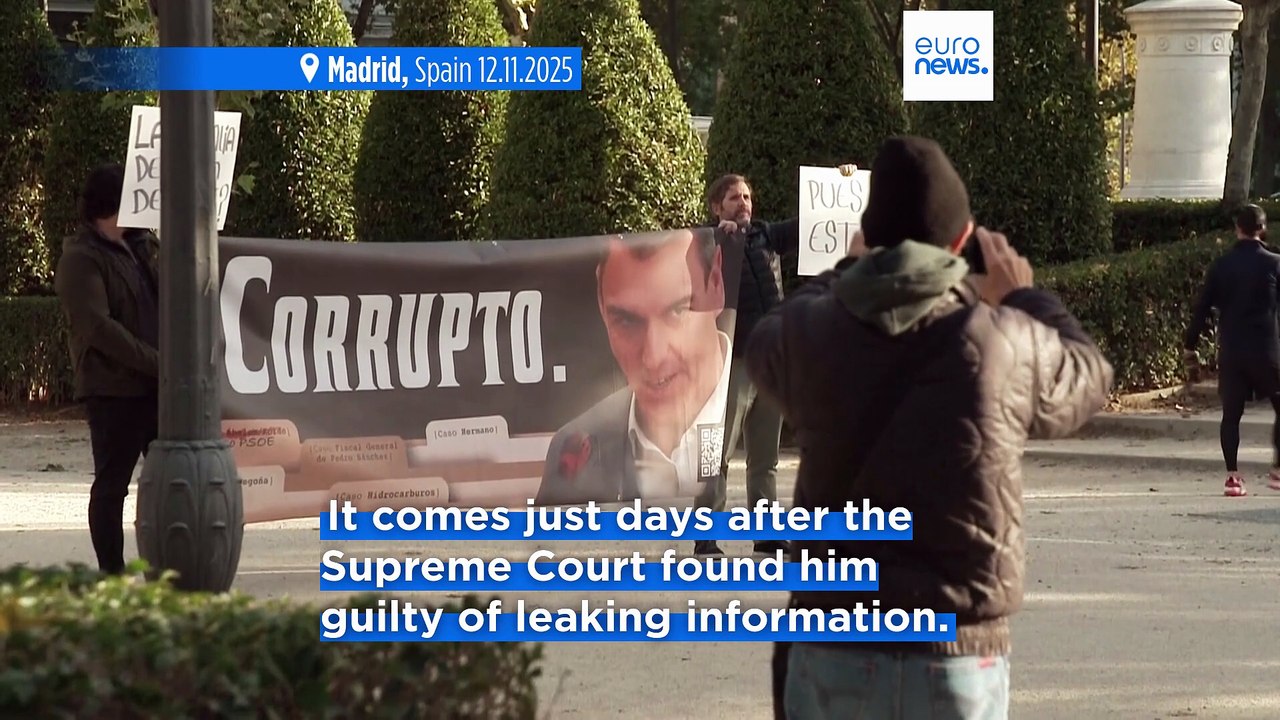 Spain's attorney general resigns after Supreme Court conviction over data leak