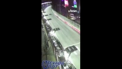 La F1 filmée par les caméras de circulation de Las Vegas