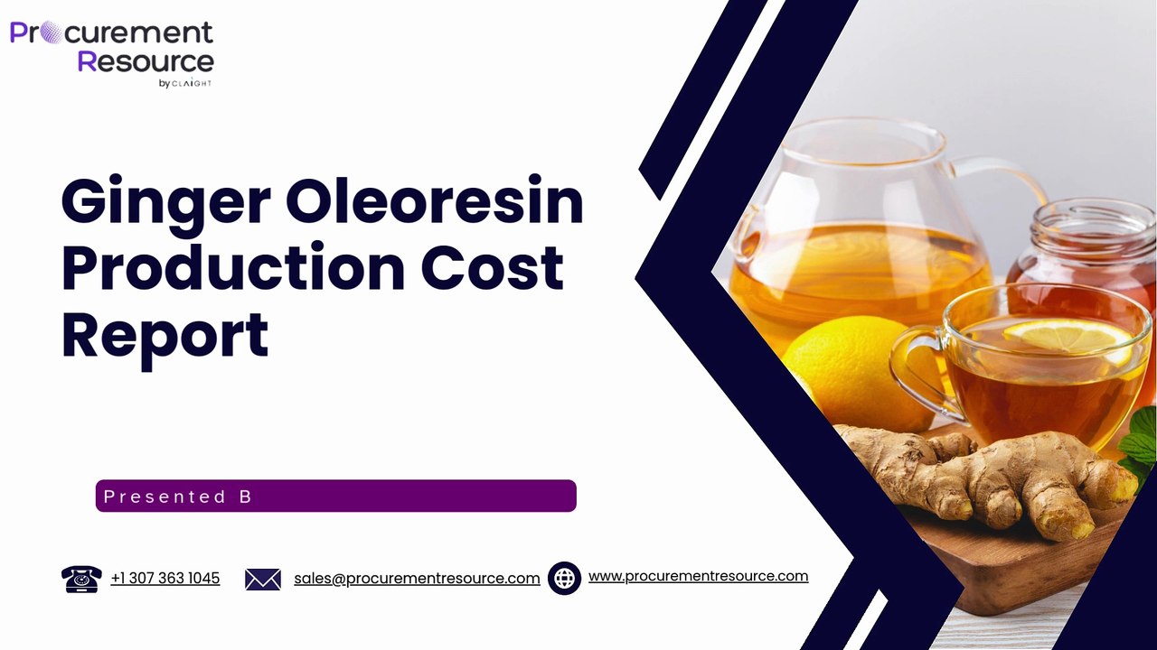 Ginger Oleoresin Production Cost