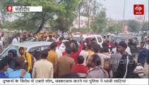 बच्ची से दुष्कर्म के विरोध में मंडीदीप में उबाल, लोग सड़कों पर उतरे, हाईवे पर 14 KM तक जाम