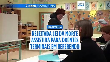 Eslovénia rejeita lei da morte assistida para doentes terminais em referendo