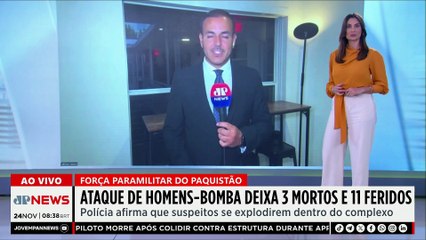 Ataque de homens-bomba deixa três mortos e 11 feridos