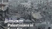 Palestinians In Gaza City Struggle For Basics