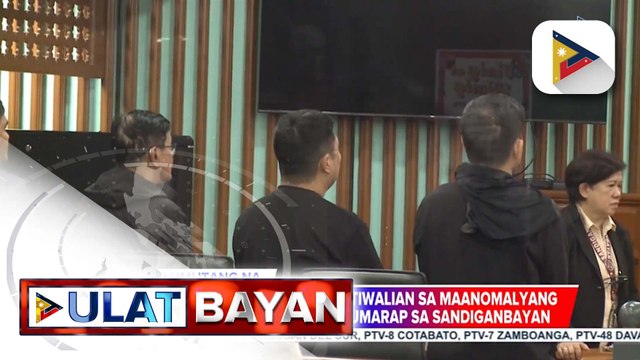 8 sa mga akusado ng katiwalian sa maanomalyang flood control projects, humarap sa Sandiganbayan | ulat ni Isaiah Mirafuentes