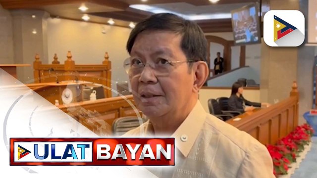 Sen. Panfilo Lacson, hinimok ang mga akusado sa flood control anomaly na kusang magsoli ng pera | ulat ni Louisa Erispe