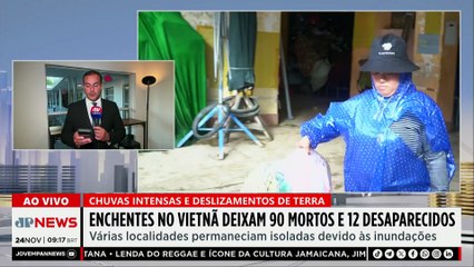 Enchentes no Vietnã deixam 90 mortos e 12 desaparecidos