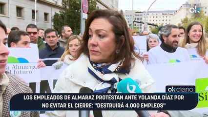Los empleados de Almaraz protestan ante Yolanda Díaz por no evitar el cierre: "Destruirá 4.000 empleos"