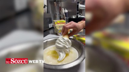 Mekanlarda tereyağlı dondurma satılmaya başladı